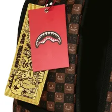 Mochila Sprayground Shark in Paris WTF Bubble Brown