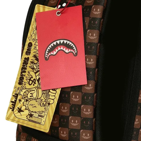 Mochila Sprayground Shark in Paris WTF Bubble Brown