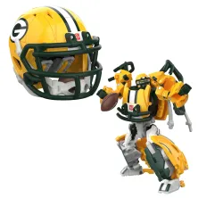 Figura Green Bay Packers Transformers x NFL Mini Helmet - Hasbro