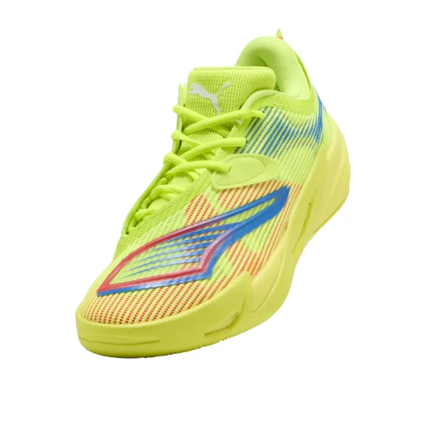 Zapatillas All-Pro Nitro 2 de Puma en amarillo, vista frontal