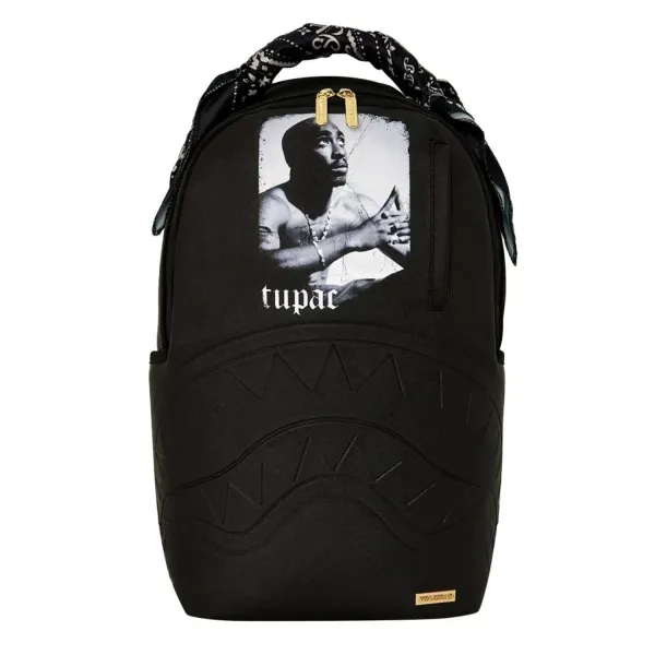 Mochila Sprayground Tupac Bandana negra - principal Mochila Sprayground Tupac Bandana negra - principal