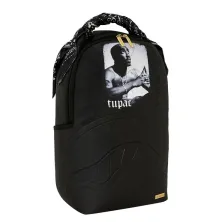 Mochila Sprayground Tupac Bandana negra - lateral Mochila Sprayground Tupac Bandana negra - lateral