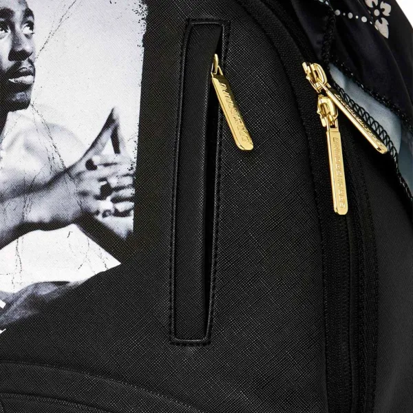 Mochila Sprayground Tupac Bandana negra - detalle Mochila Sprayground Tupac Bandana negra - detalle
