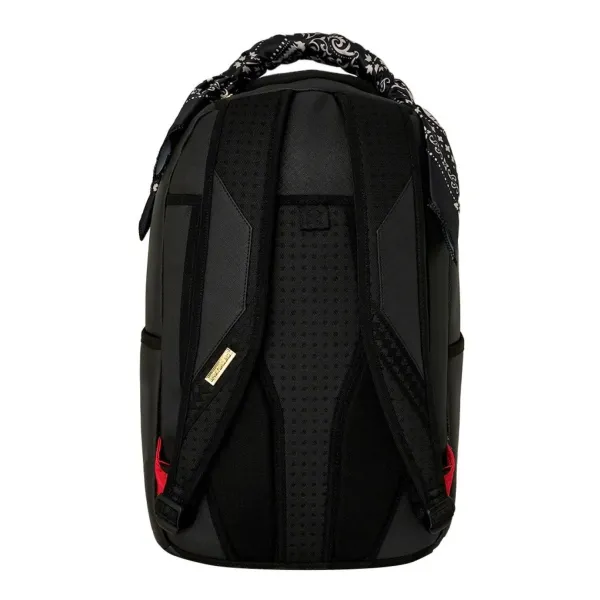Mochila Sprayground Tupac Bandana negra - trasera Mochila Sprayground Tupac Bandana negra - trasera