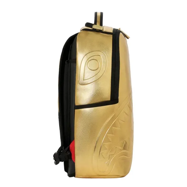 Mochila Sprayground Gold Side Drip Brown Check