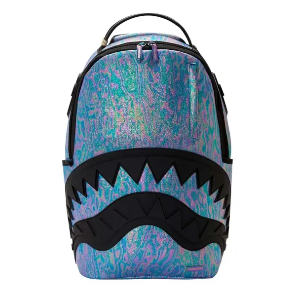Sprayground Oil Spill Shark - frontal Sprayground Oil Spill Shark - frontal
