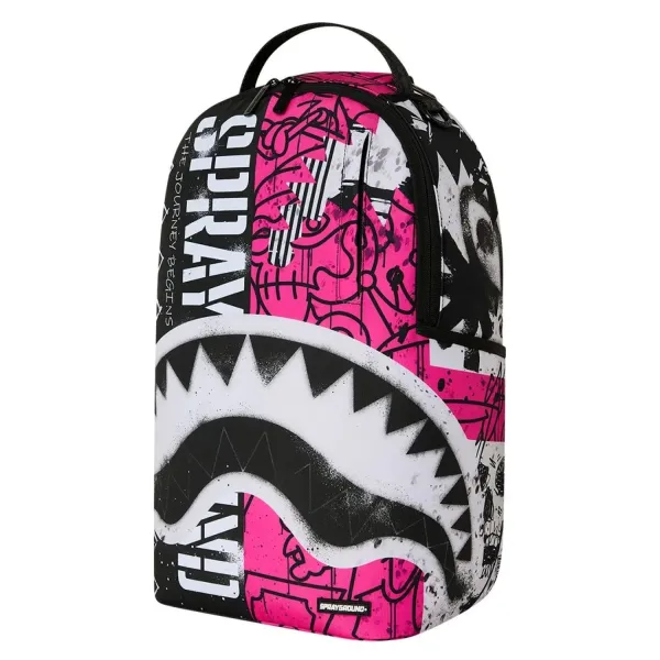 Sprayground Pink Punk - lateral 2 Sprayground Pink Punk - lateral 2