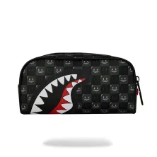 Estuche Sprayground Sharks in Paris WTF Black Bubble Pouch