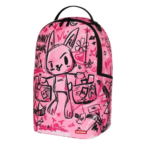 Sprayground Bunny Banks rosa - lateral 2 Sprayground Bunny Banks rosa - lateral 2