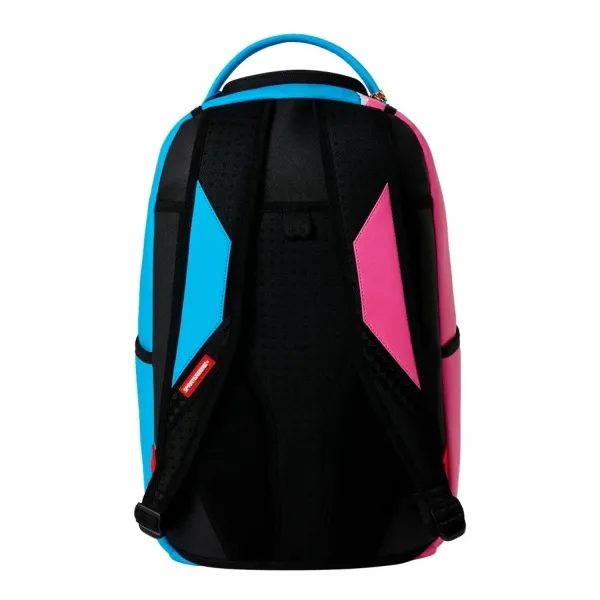 Sprayground Shark Central Zen Azul y Rosa - trasera Sprayground Shark Central Zen Azul y Rosa - trasera