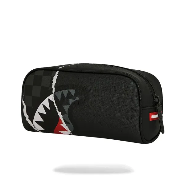 Estuche Sprayground Center RIP Revealing Grey Check