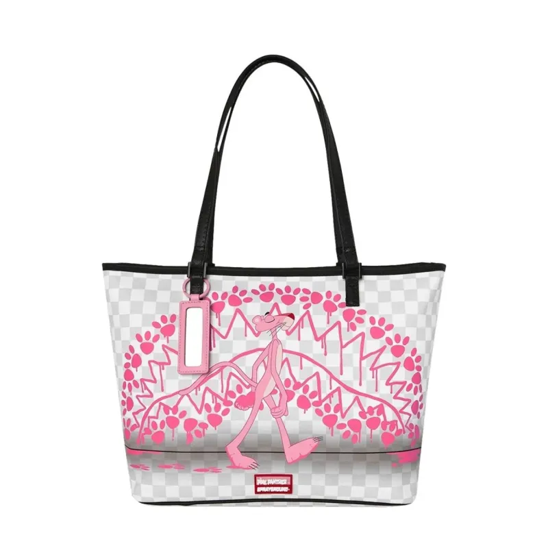 Sprayground Pink Panther Pawprints Tote - principal