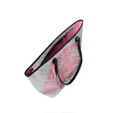 Sprayground Pink Panther Pawprints Tote - interior Sprayground Pink Panther Pawprints Tote - interior