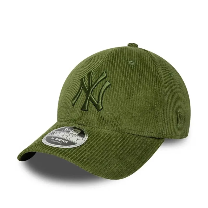 Gorra New York Yankees de pana verde - principal