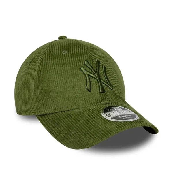 Gorra New York Yankees de pana verde - lateral 2 Gorra New York Yankees de pana verde - lateral 2