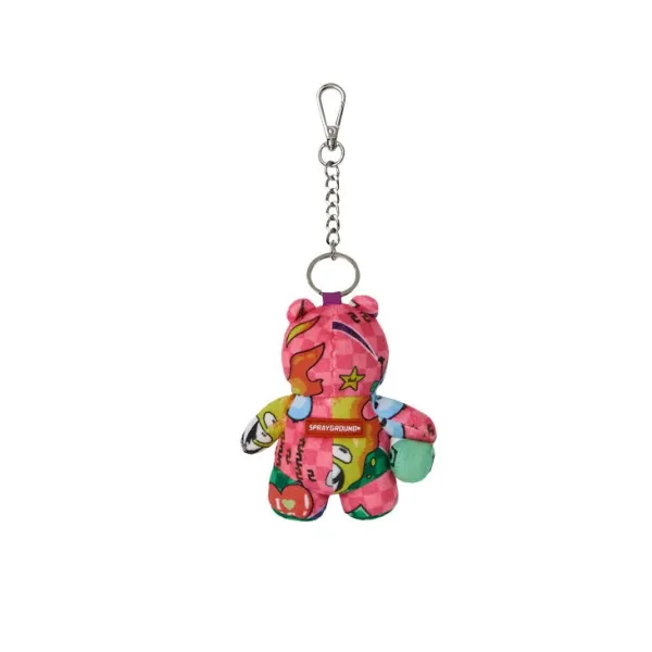 Llavero Sprayground Wild WTF Bear - posterior Llavero Sprayground Wild WTF Bear - posterior