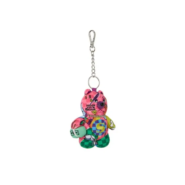 Llavero Sprayground Wild WTF Bear - lateral Llavero Sprayground Wild WTF Bear - lateral