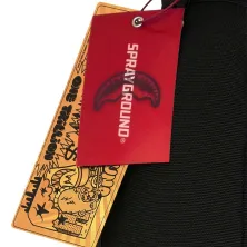 mochila Sprayground Signature Series Boujee Bag 2 negra - etiquetas mochila Sprayground Signature Series Boujee Bag 2 negra - etiquetas