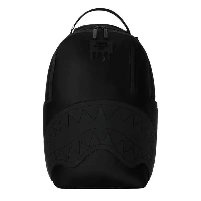 Sprayground Shark Central Blacked Out - mochila negra 1
