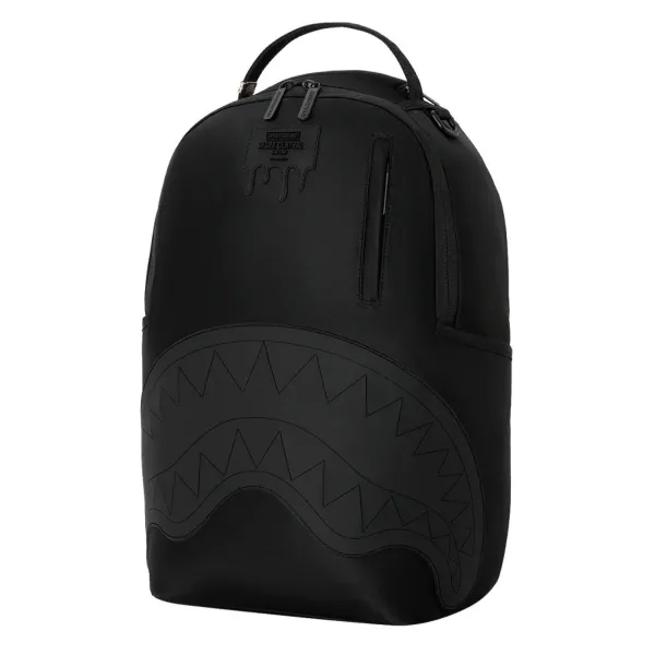 Sprayground Shark Central Blacked Out - mochila negra 2 Sprayground Shark Central Blacked Out - mochila negra 2