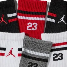 Calcetines Jordan Icon Stripe Unisex Crew Pack 6