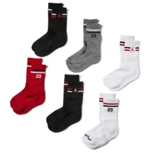 Calcetines Jordan Icon Stripe Unisex Crew Pack 6