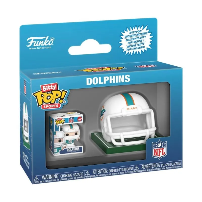 Funko Bitty Pop Miami Dolphins NFL Helmets Coleccionable