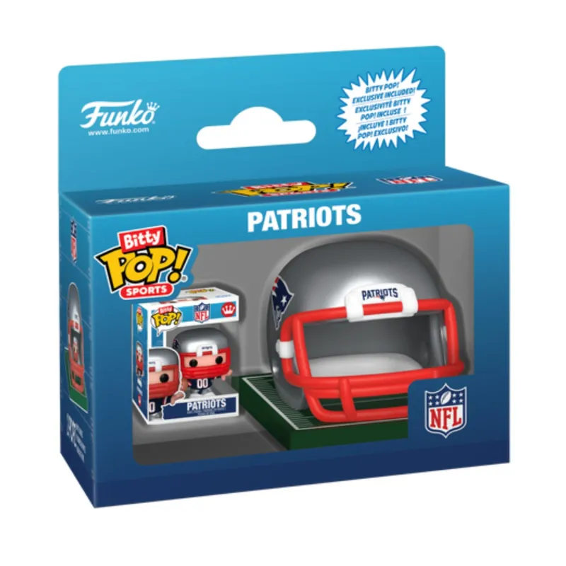 Funko Bitty Pop New England Patriots NFL Helmets Coleccionable