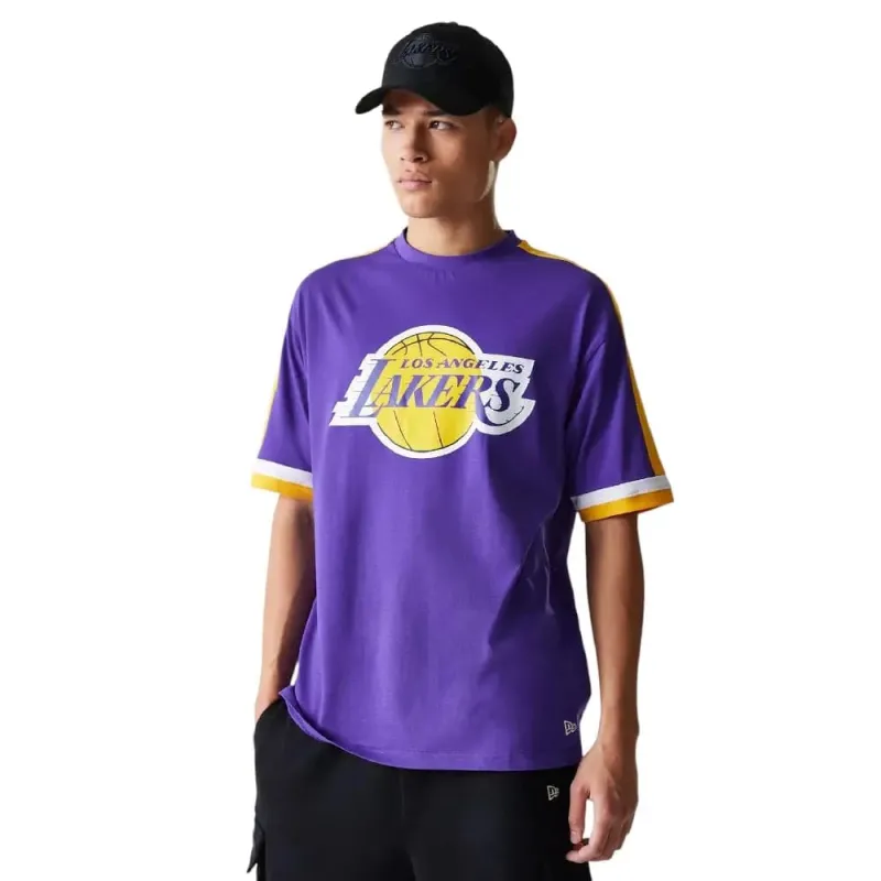 Camiseta Lakers NBA Panel Oversized New Era
