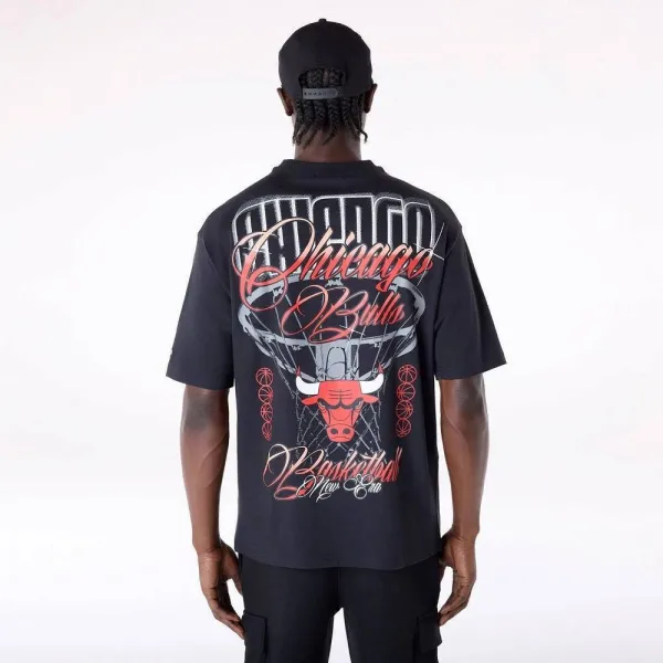 Camiseta Chicago Bulls NBA Font Graphic New Era