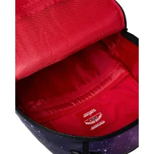 Mochila Sprayground Bob Marley The Legend Forever B9276 con collage de retratos sobre fondo violeta - 3