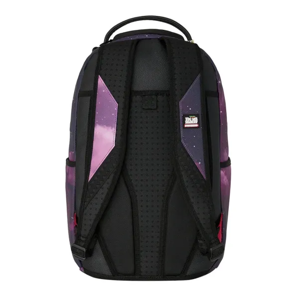 Mochila Sprayground Bob Marley The Legend Forever B9276 con collage de retratos sobre fondo violeta - 7