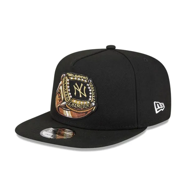 Gorra New York Yankees MLB Ring 9Fifty negra - lateral Gorra New York Yankees MLB Ring 9Fifty negra - lateral