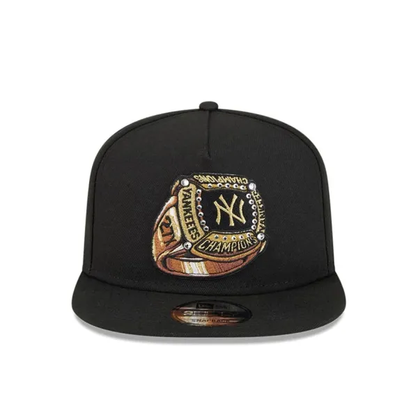 Gorra New York Yankees MLB Ring 9Fifty negra - frontal Gorra New York Yankees MLB Ring 9Fifty negra - frontal