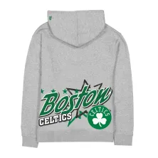 Sudadera Boston Celtics New Era gris con nombre del equipo a gran tamaño -parte trasera Sudadera Boston Celtics New Era gris con nombre del equipo a gran tamaño -parte trasera