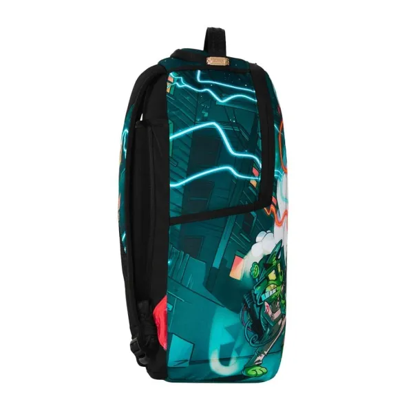 Mochila Sprayground Ghostbusters B9204 Multicolor con varios compartimentos y etiquetas en forma de billetes. - 3 Mochila Sprayground Ghostbusters B9204 Multicolor con varios compartimentos y etiquetas en forma de billetes. - 3