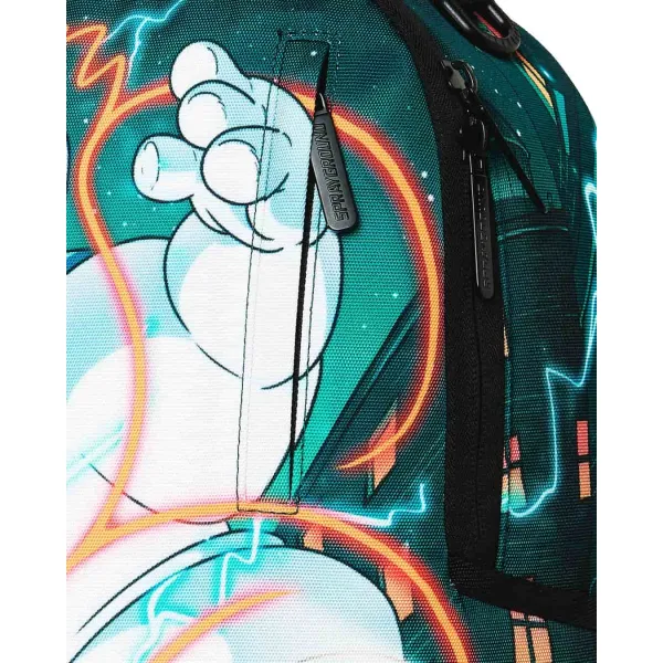 Mochila Sprayground Ghostbusters B9204 Multicolor con varios compartimentos y etiquetas en forma de billetes. - 6 Mochila Sprayground Ghostbusters B9204 Multicolor con varios compartimentos y etiquetas en forma de billetes. - 6