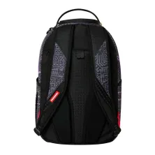 Mochila Sprayground Marvel Black Panther B9120 con Shuri y Okoye en negro y violeta - posterior Mochila Sprayground Marvel Black Panther B9120 con Shuri y Okoye en negro y violeta - posterior
