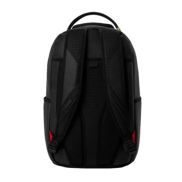 Mochila Sprayground La Joven de la Perla B9188 negra con perla real en el frontal - parte trasera Mochila Sprayground La Joven de la Perla B9188 negra con perla real en el frontal - parte trasera