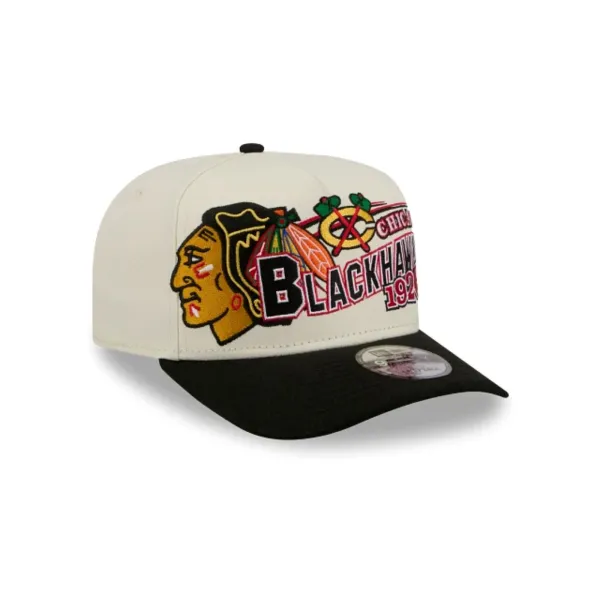 Gorra curva Chicago Blackhawks 9Fifty A-Frame de New Era - 2 Gorra curva Chicago Blackhawks 9Fifty A-Frame de New Era - 2