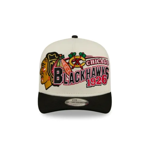 Gorra curva Chicago Blackhawks 9Fifty A-Frame de New Era - 3 Gorra curva Chicago Blackhawks 9Fifty A-Frame de New Era - 3