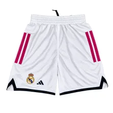Pantalon corto Real Madrid Baloncesto blanco 26-27 - frontal