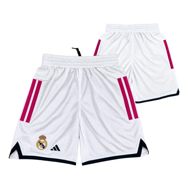 Pantalon corto Real Madrid Baloncesto blanco 26-27 - doble Pantalon corto Real Madrid Baloncesto blanco 26-27 - doble