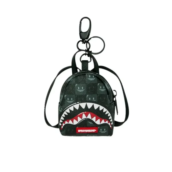 Llavero Mochila Sprayground SIP negro Llavero Mochila Sprayground SIP negro