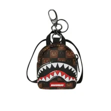 Llavero mochila Sprayground SIP WTF marron