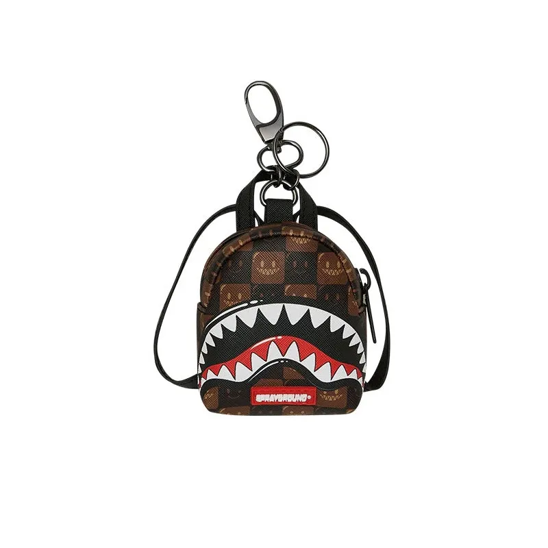 Llavero mochila Sprayground SIP WTF marron