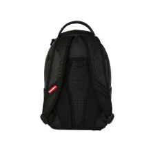 Mochila Mini Sprayground Black Toon Shark M9567 negra con boca de tiburón blanca y roja