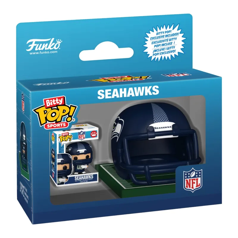 Funko Bitty Pop Seattle Seahawks con caja
