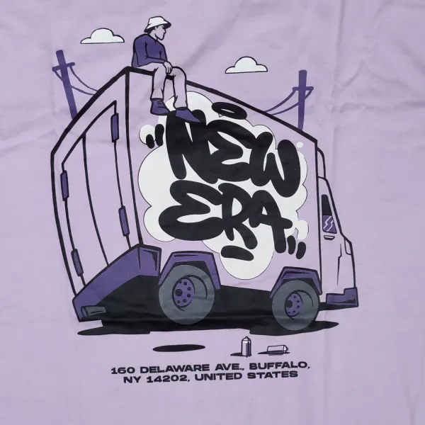 Camiseta New Era Graffiti Oversized detalle Camiseta New Era Graffiti Oversized detalle