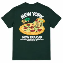 Camiseta New Era NY Food Graphic Pizza en verde - trasera Camiseta New Era NY Food Graphic Pizza en verde - trasera